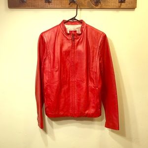 Cole Haan Read Leather Jacket